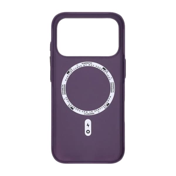 Corrugated Rock Sand Magnetic Case - iPhone 17 Pro Max Purple Lila