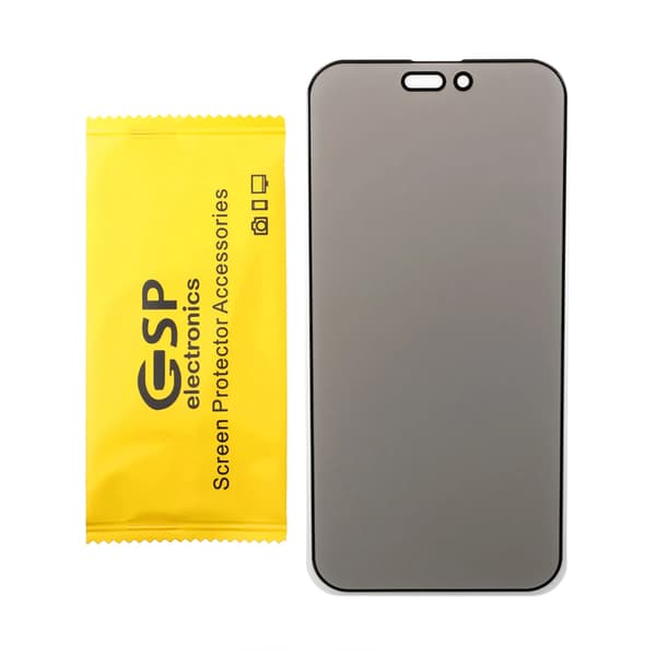 Screen Protector iPhone 14 Pro Max - FUll Cover Privacy Tempered Glass (bulk) Transparent
