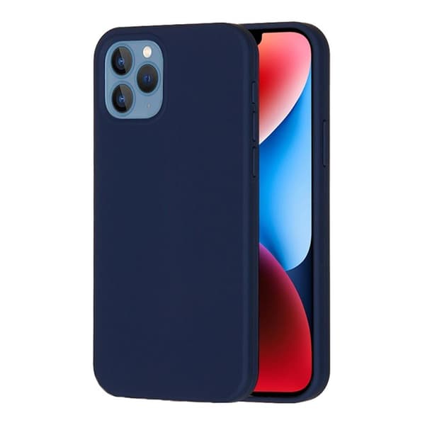 iPhone 15 Pro Silicone Case - Blue Blå