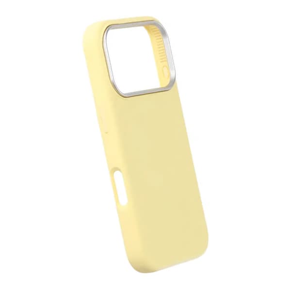 Mobilskal Silikon med Magsafe för iPhone 17 Pro - Gul Gul