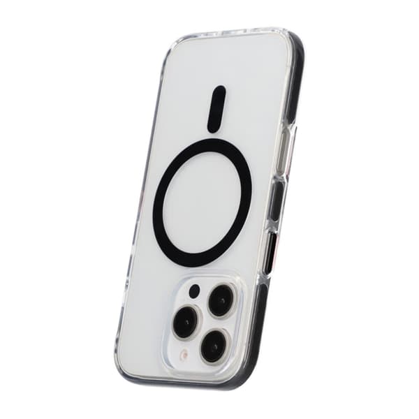 iPhone 16 Pro Max Mobile Case Magnet Double Protection - Black Svart