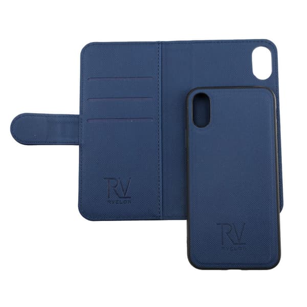 RV Magnetic Wallet Case - iphone X/XS - Abyss Blue Blå
