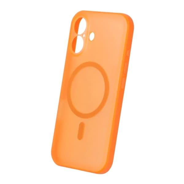 Precise Hole Shield Magnetic Case - iPhone 16 Orange Orange