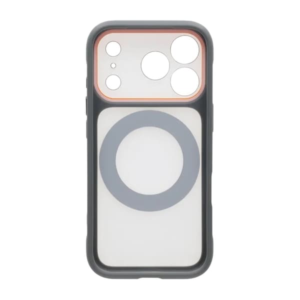 Skal med Roterbart MagSafe-Stativ för iPhone 17 Pro - Grå Grå