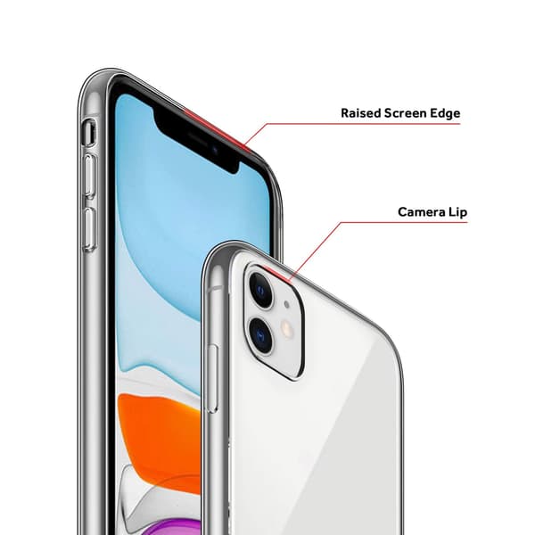 iPhone 11 Soft TPU Case Transparent Transparent