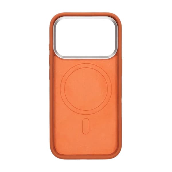 Mobilskal Silikon med Magsafe för iPhone 17 Pro - Orange Orange