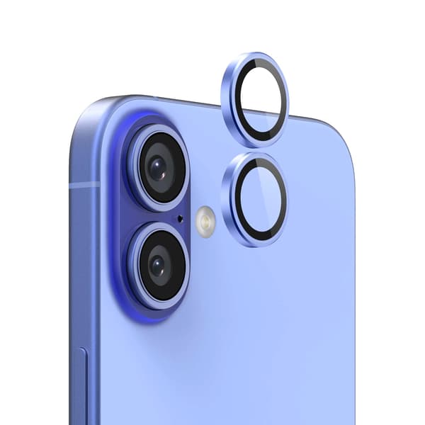 iPhone 16 /16 Plus Lins Kameraskydd - Ljusblå Light blue