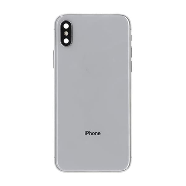 iPhone X Baksida med Komplett Ram - Vit Vit