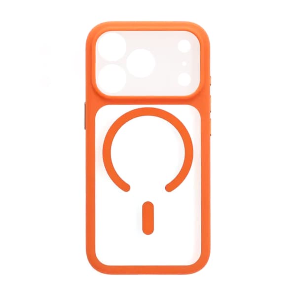 Skal för iPhone 17 Pro Max - MagSafe & Kameraskydd - Orange Orange