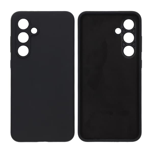 Silicone Case Samsung S24 FE- Black Svart