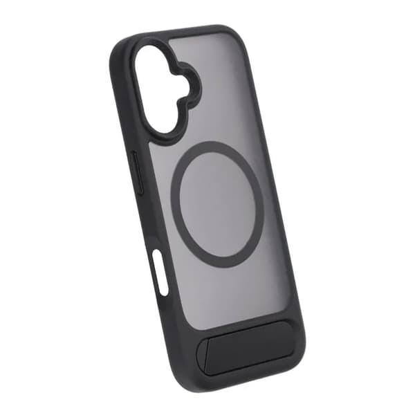 Rvelon Mobile Case with Stand for iPhone 17 - Black Svart