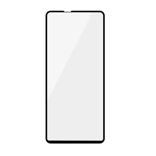 Screen Protector Samsung A21s - 3D Tempered Glass Black - bulk Svart