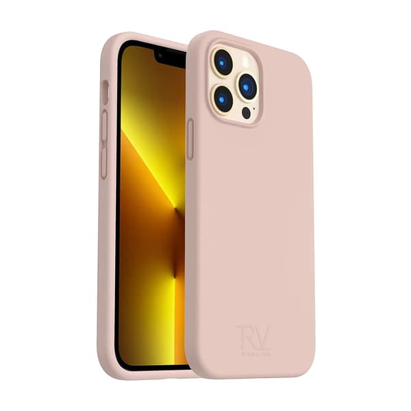 iPhone 13 Pro Max Case - Silicone Rvelon Pink Sand Sand Rosa