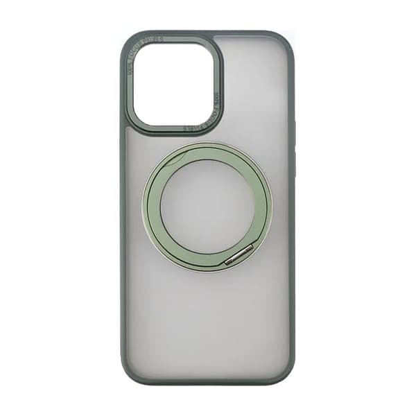iPhone 15 Pro Max Case with MagSafe Stand Rvelon - Green Grön
