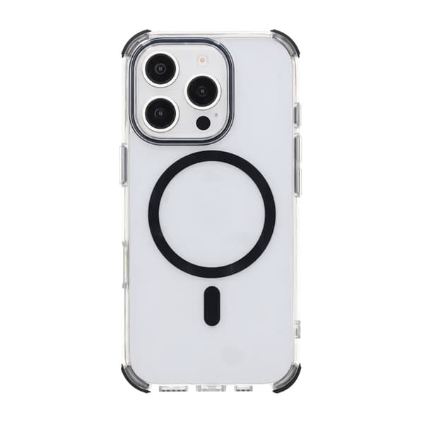 iPhone 16 Pro Max Rvelon Mobile Case Magnet with Edge Protection - Black Svart