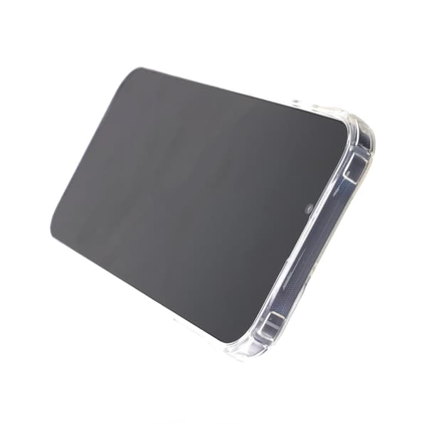 iPhone 14 Shockproof Case with Card Holder - Transparent Transparent
