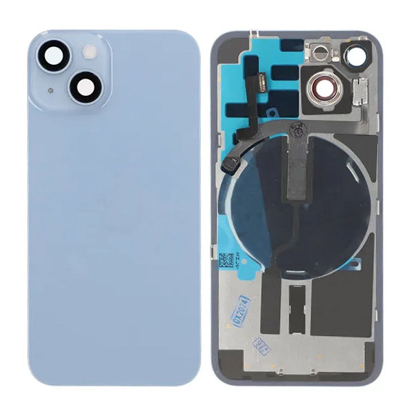IPhone 14 Baksida Glas OEM - Blå Blå