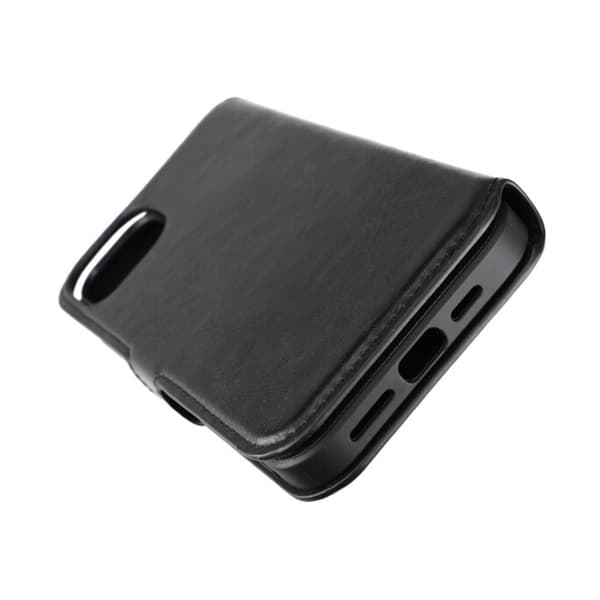 iPhone 15 Plus Wallet Case Magnet Rvelon - Black Svart