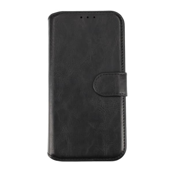iPhone 15 Wallet Case Magnet Rvelon - Black Svart