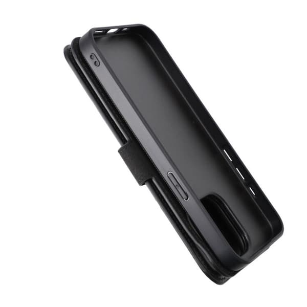 iPhone 15 Pro Max Plånboksfodral Magnet Rvelon - Svart Svart