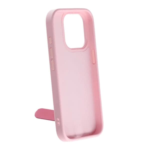 Candy Color Rotating Stand MagSafe Case For iPhone 16 Pro Max Pink