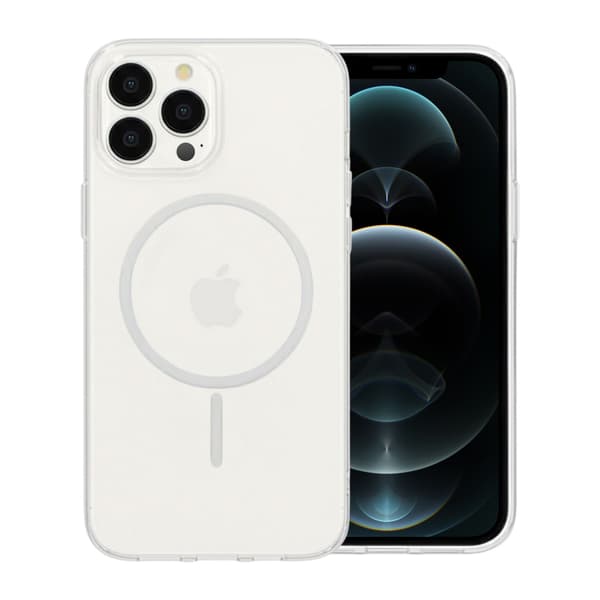 Full Coverage PC Thin Ring Magneticfor iPhone 12 Pro Transparent