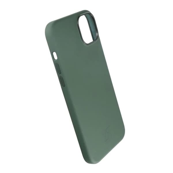 iPhone 15 Plus Silicone Case Rvelon MagSafe - Green Grön