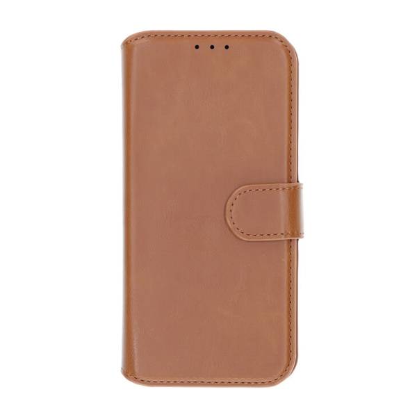 RV Magnetic Wallet Case iPhone 16 Plus Brown