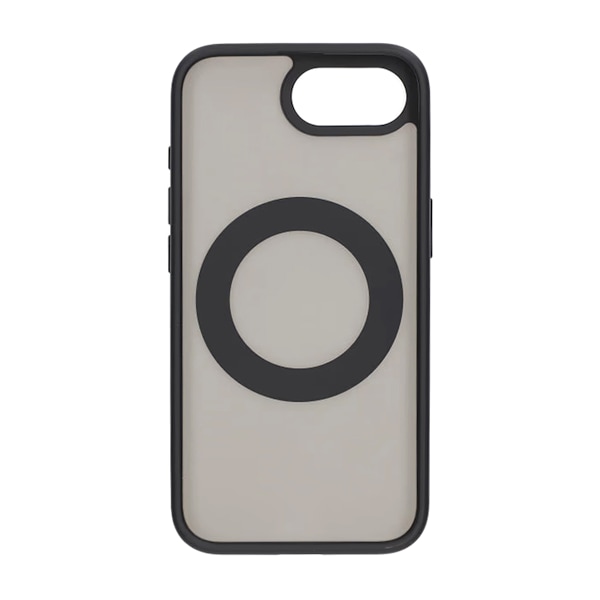 Matte case 360 rotating bracket Mobile Phone Case For iPhone 16E Black Svart