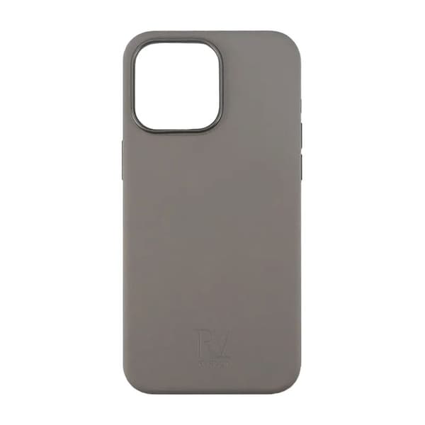 iPhone 15 Pro Silicone Case Rvelon MagSafe - Grey Grå