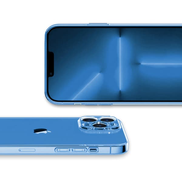 iPhone 14 Pro Max Mobile Case Ultrathin TPU - Blue Blå