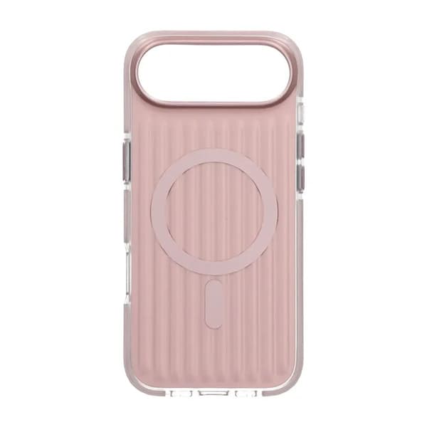 Mobilskal Korrugerad Magsafe för iPhone Air - Rosa Rosa