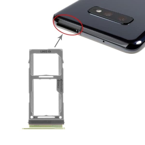 Samsung Galaxy S10e Simkortshållare - Gul Gul