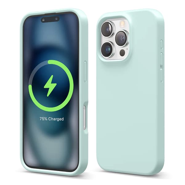 iPhone 16 Pro Case - Silicone With Magsafe Rvelon Green Grön