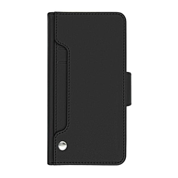 iPhone 12 Mini Wallet Case Extra Card Slot Rvelon - Black Svart