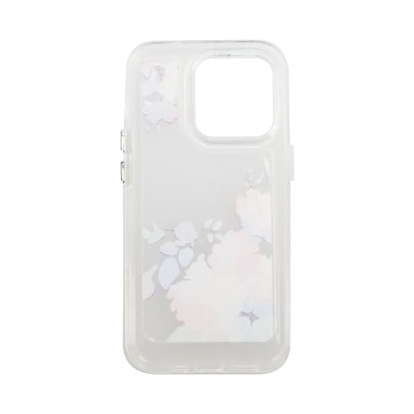 iPhone 14 Pro Mobilskal med motiv - Retro Blommor Mönstrat
