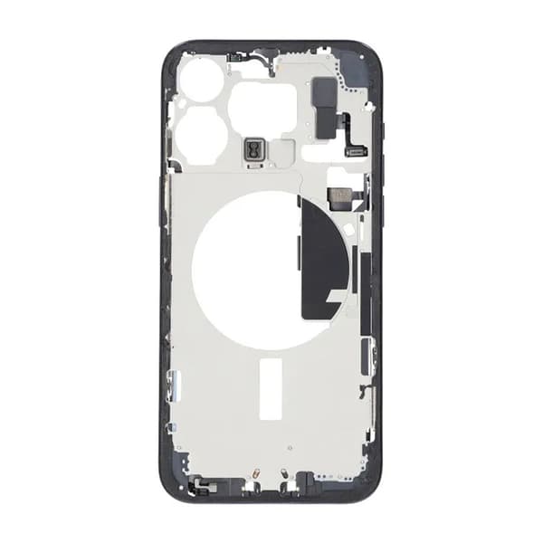Mittenram med smådelar för iPhone 15 Pro Max - Blå Titan OEM Blå