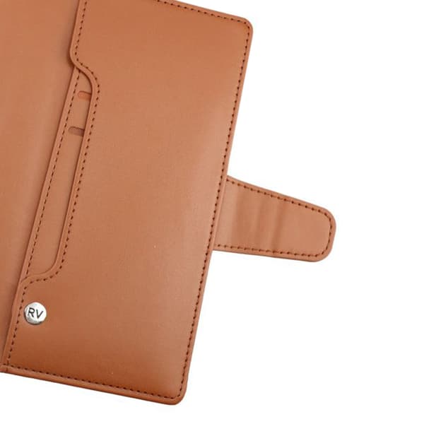 RV Wallet Case Extra Card - Galaxy S22 Ultra - Golden Brown Brun