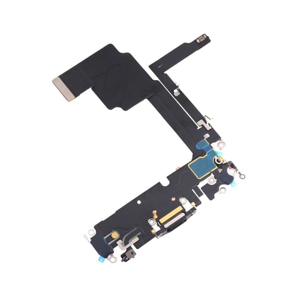 iPhone 15 Pro Max Laddkontakt med Flexkabel - Vit Vit