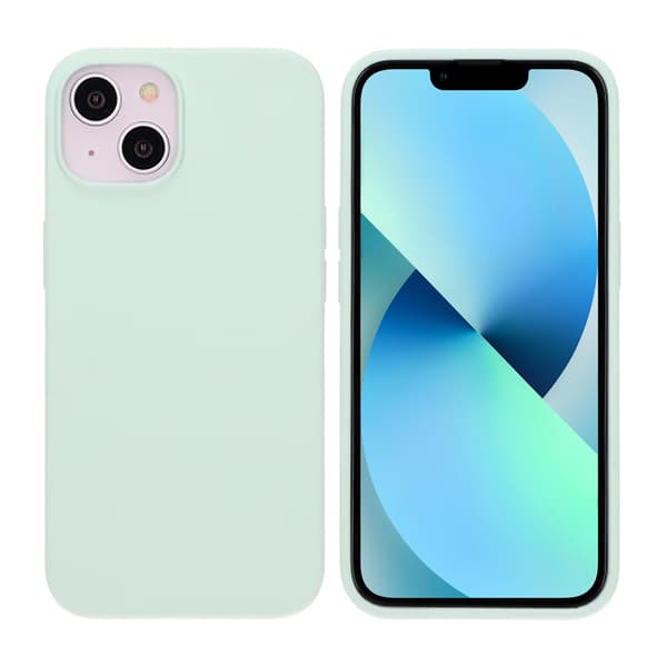 Rvelon Silicone Mobile Case for iPhone 13 and 14 - Green Grön