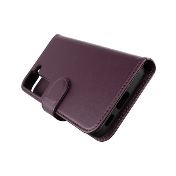 Samsung Galaxy S22 Plus Wallet Case Magnet - Dark Purple Lila