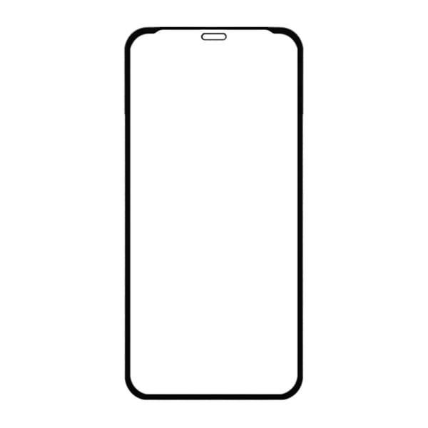 Rvelon Skärmskydd för iPhone 11 Pro Max - 3D Härdat Glas Svart