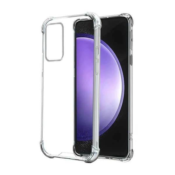 Samsung Galaxy S23 FE Stöttåligt Skal - Transparent Transparent