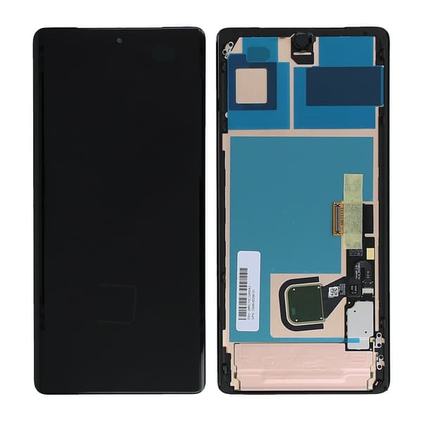 Google Pixel 7 Pro Skärm med LCD Display Original - Svart Svart