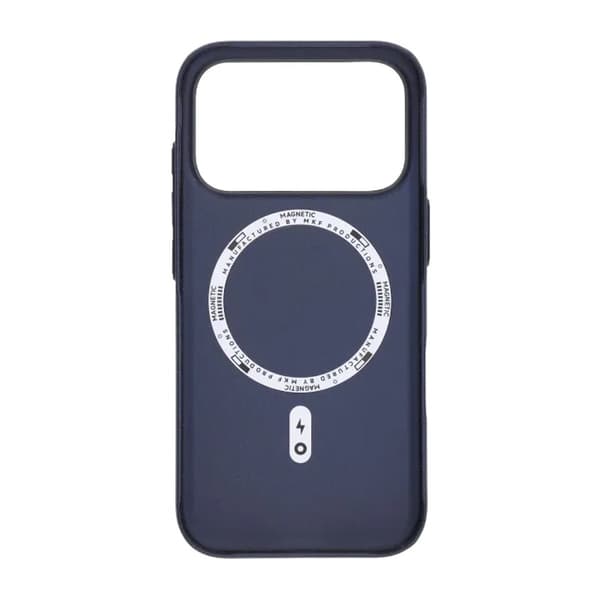 Corrugated Rock Sand Magnetic Case - iPhone 17 Pro Max Blue Blå