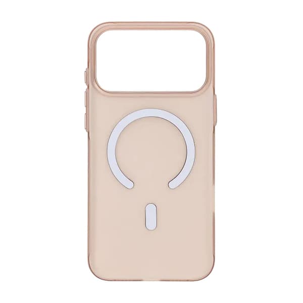 Mobile case with camera protection for iPhone 17 Pro Max - Frosted Gold Guld