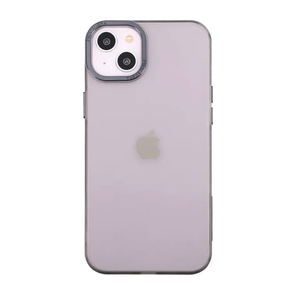 iPhone 14 Plus Mobilskal - Frostat Svart Svart