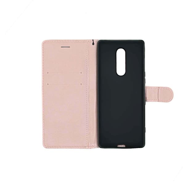 Sony Xperia 1 Plånboksfodral med Stativ - Rosa Rosa