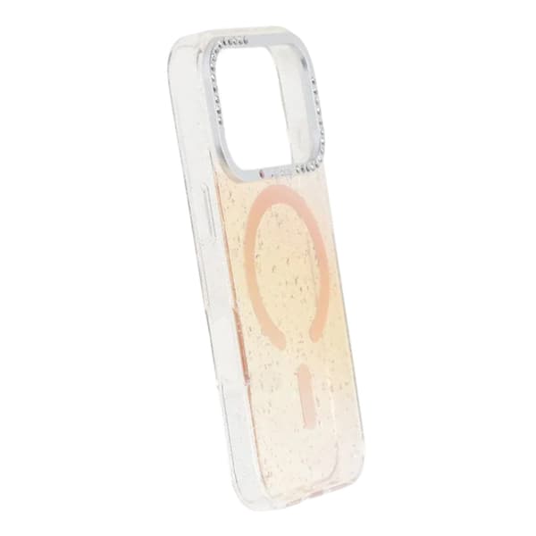 Glitter Diamond Magnetic Case - iPhone 17 Pro Max Gold Glitter
