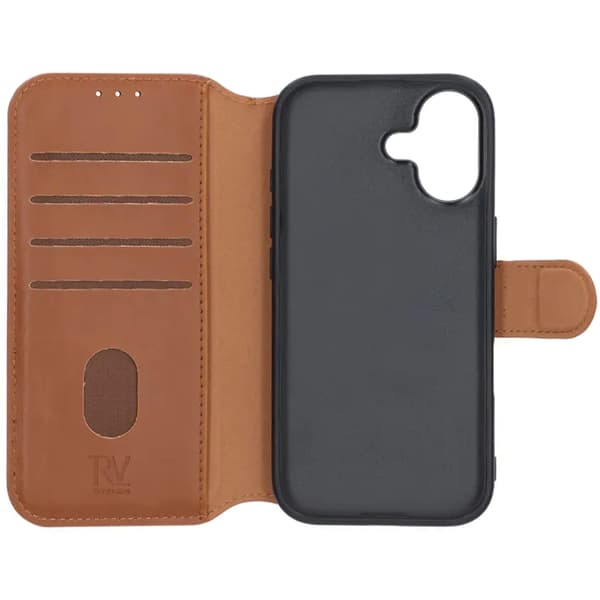 RV Wallet Case iPhone 17 Brown Brun